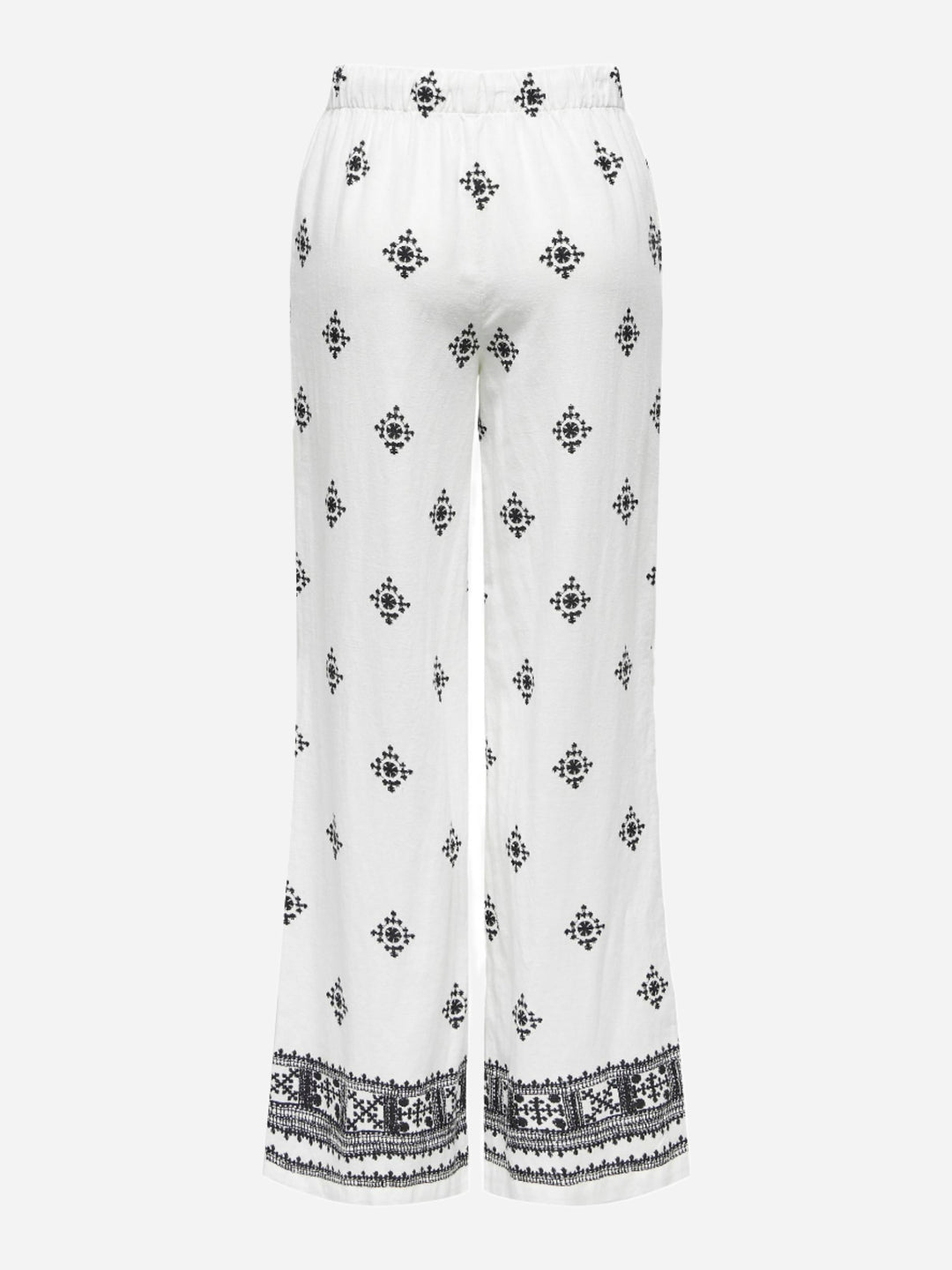 Caro Embroidered Linen Trousers