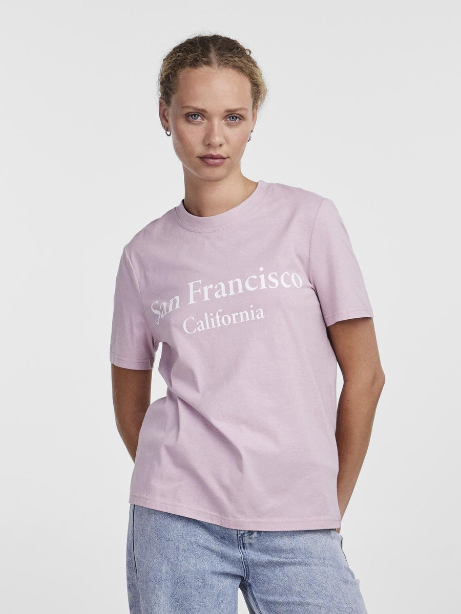 Freya T-Shirt - San Francisco Pink