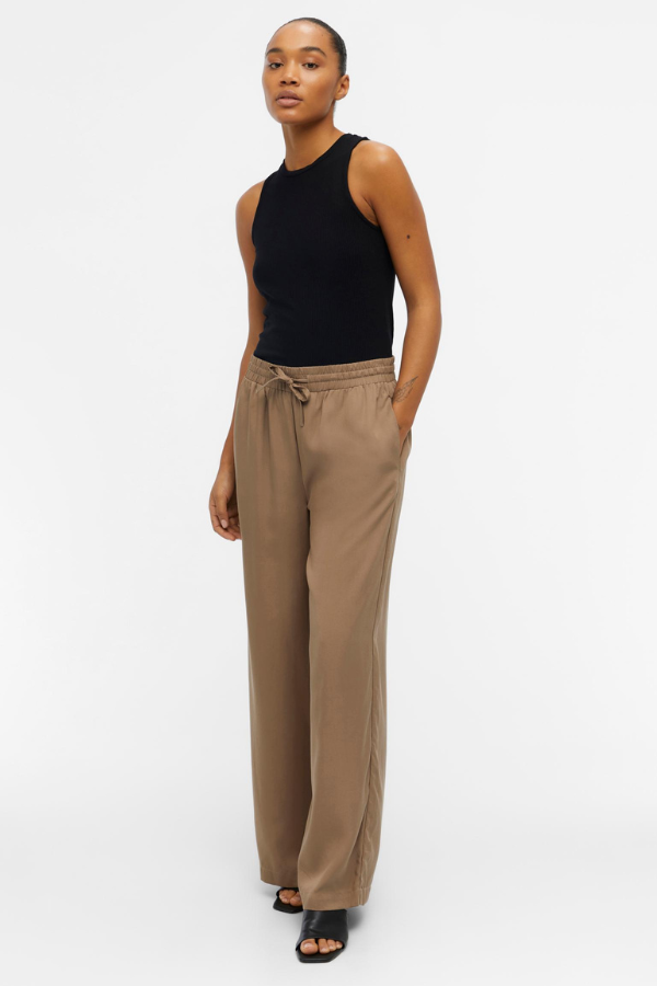 Tilda Long Trousers - Fossil