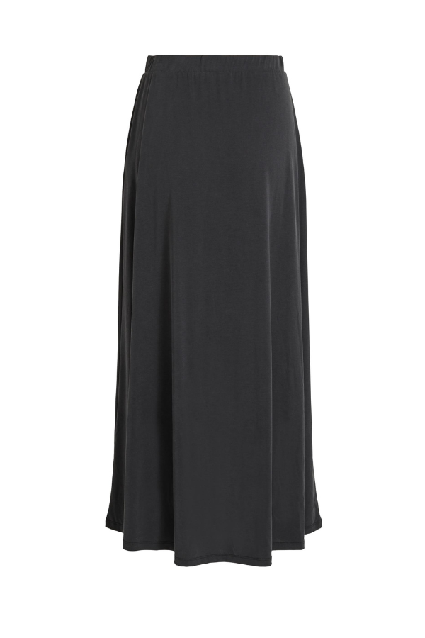 Annie Wrap Jersey Skirt - Black